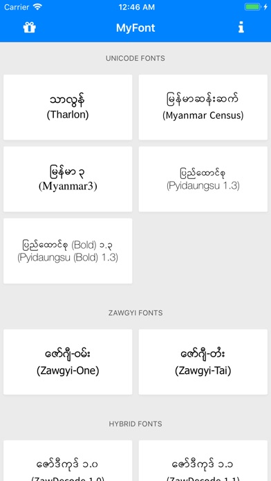 myanmar font for windows 7